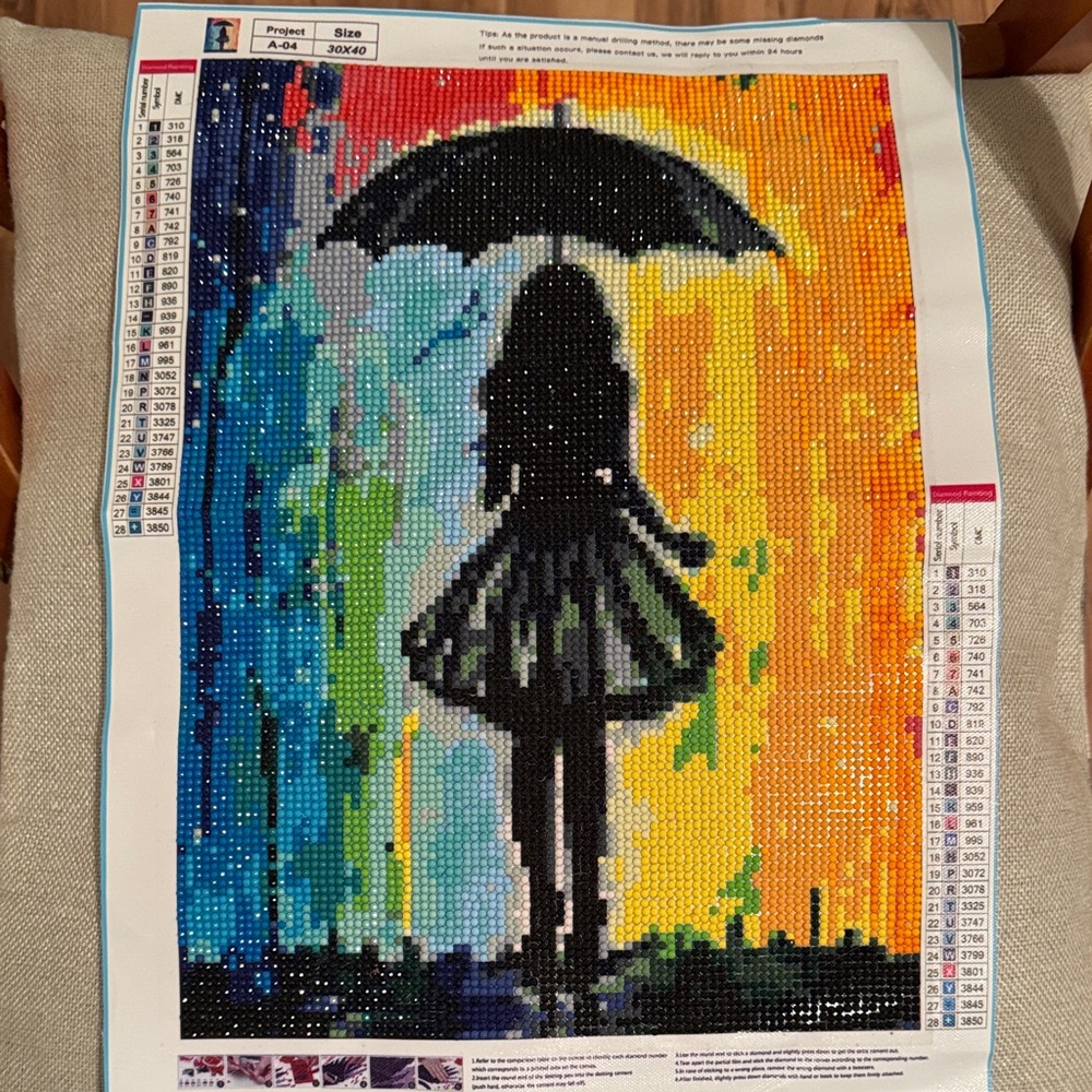 Colorful Umbrella Diamond Painting Kit